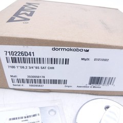 Simplex Dormakaba 1″DB x 3/4″BS Pushbutton Deadbolt Satin Chrome 710226D41