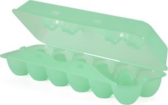 Hand Wash Only 12-Egg Air-Tight Container with Lid – Reusable & Lightweight