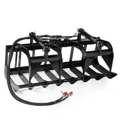 Titan Attachments 60in Economy Skid Steer Root Grapple Bucket Attachment