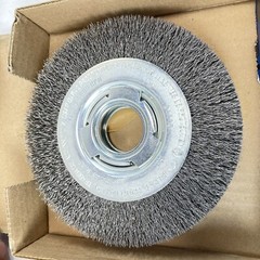 EDP 81115 6” Wire Wheel Brush 2”, 1-1/4″, 1″, 7/8″, 3/4″, 5/8″, 1/2″ 6000 RPM