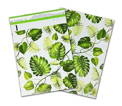 10×13 inch Tropical Palm Leaves Poly Mailers, USPS, FEDEX, Shipping Mailing Bags