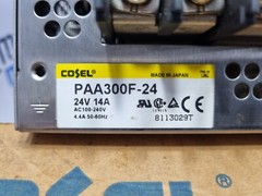 Cosel PAA300F-24 Power Supply 24V 14A AC 100-240V 4.4A 50-60Hz