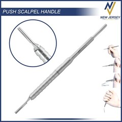 Push Scalpel Handle No 3 Easy Eject Dentist Dental Safe Push Blade Remover