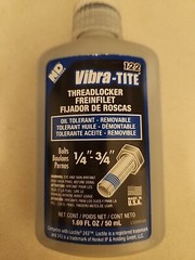 Vibra-Tite 12250 Primerless Threadlocker, Vibra-Tite 122, Blue, Medium