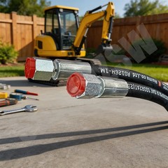 AGT Miva China Mini Excavator M14x1.5x 36″ Hydraulic Hose New Both Ends Straight