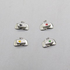 4 Pc Dental Buccal Tube Bondable Orthodontics Non-Convertible 1st Molar Roth 018