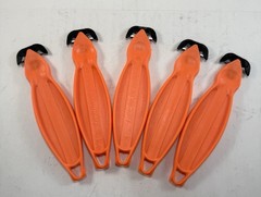 5 Knives (NEW) Klever Kutter Koncept Safety Box Cutter Knives, Orange