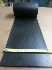 NEOPRENE RUBBER ROLL 3/16 THK X 12″ WIDE x25 ft LONG 60 DURO +/-5