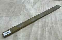752 18% Nickel Silver Flat Bar 3/8” x 3/4” x 12” Knife making milling stock