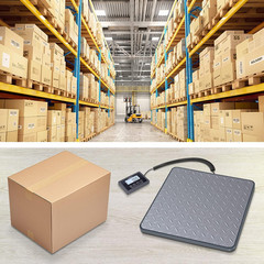 Shipping Scale, 440 Lbs/1 Oz Highly Accurate Postal Scale with Hold/