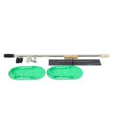 Concrete Trowel Long Handle with Shoes Telescopic Cement Surface Smoothing Tool