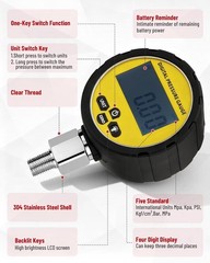 10000PSI Digital Hydraulic Pressure Gauge Test Coupling Kit 1/4 NPT 700BAR/70Mpa