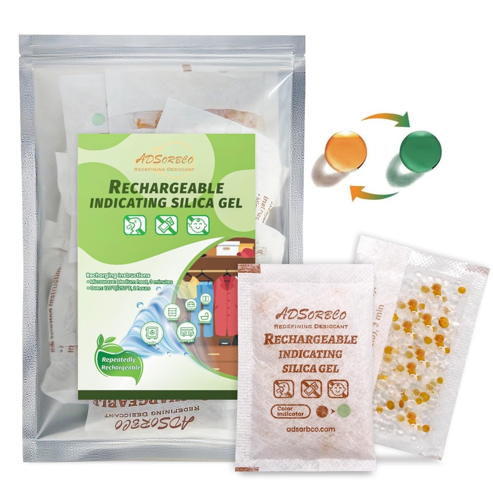 ADSorbco 5 Gram (50 5g, 20% Orange silica gel + 80% White Blend