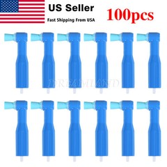 100 Dental Disposable Polishing Prophy Angles /Polishing Cups Prophy Brushes OR