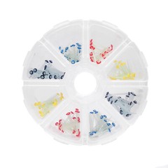 200Pcs Dental Fiber Post Glass Quartz Teeth Restorative 1.0/1.2/1.4/1.6/1.8mm