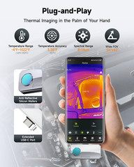 Infrared Thermal Camera Imaging for Supply Circuit Inspection for Android Type-C