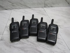 Lot of 5 Advanced Wireless AWR4000 Advantage Two Way Radios!