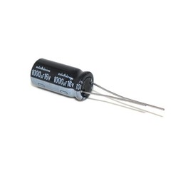 10Pcs 16V 1000uF Radial Electrolytic Capacitors Volume 1000uF16V 10×16 mm