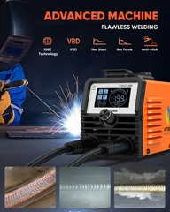 HITBOX 200A Stick Welder 110V ARC MMA Lift TIG 2-in-1 Welding Machine DIY/Gift