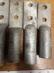 Large Lot Of 31 Compression Lugs Various Sizes