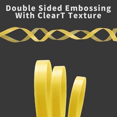 LNYEBN Poly Strap, Polypropylene 0.5 inches x 3144 inches, yellow 80m strap