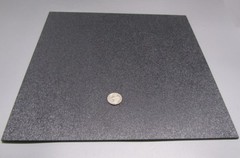 Black ABS Sheet 1/8″ (.125″) X 12″ X 12″ Haircell Textured One Side, 1 Units