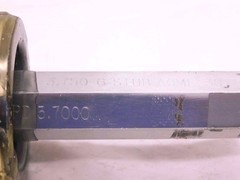 3 3/4 6 STUB ACME 3G THREAD PLUG GAGE 3.75 3.750 GO ONLY P.D. = 3.7000 2G 3G 4G