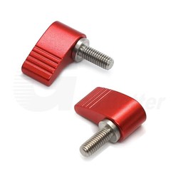 1/4 3/8 UNC Thumb Screw Clamping Lever Wing Knob Hand Grip Bolt Adjustable Metal