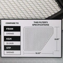 Super Tech 1510 Engine Air Filters, Replacement for GM and Chevrolet Fits