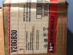 Wiremold V20GB30 Plugmold W/ Snapicoil Ivory 20 Grounding Receptacles