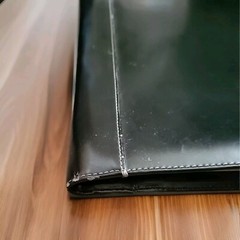 Franklin Covey Planner Black Classic Binder Faux Leather All In One 12.5 x10