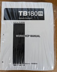 Takeuchi TB180 FR Hydraulic Excavator Workshop Service Repair Shop Manual