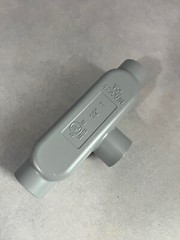 1/2″ Type T Conduit Body w cover & gasket; die-cast aluminum; threaded