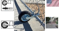 Galvanized Steel Gate Wheel – 500lbs Capacity, Easy Installation Support Wheel