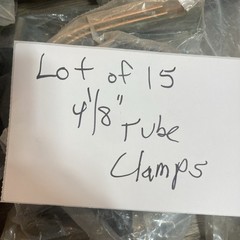 Lot Of 15 – B Line Systems Vibra Clamp Cushion 4-1/8″ Pipe Tube Clamps TCC0412CP