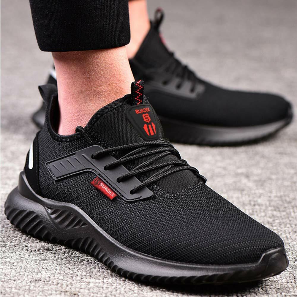 Men’s Work Safety Shoes Steel Toe Bulletproof Boots Indestructible