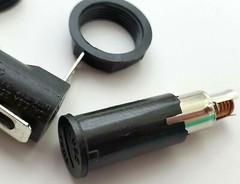 Lot of 4 Littelfuse H345621 Panel Mount Enclosed Fuse Holders For 5x20mm Fuses