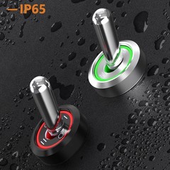 16mm Power Toggle switch ON/OFF 2/3 Position 20A 250VAC Waterproof LED Red Green