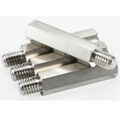 M10 + 15mm Male-Female Stainless Steel Hex Column Standoff Spacer Thread Pillar