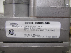 New White-Rodgers 36C03-300 1/2″ x 3/4″ Furnace Gas Valve Free Shipping