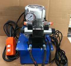 Electric Hydraulic Pump Double Acting Pump 5000 to 10000 PSI 8L Solenoid Valve