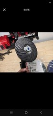 Ingersoll Rand IR 88S60W107 7″ Vertical Air Sander Grinder 6000 RPM 5/8-11 NEW