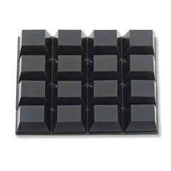 Rubber Feet – Adhesive 16PCS, Black, Stick on, Self Adhesive Bumpers