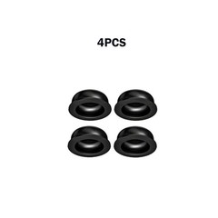Dental 4PCS Locator Overdenture Lab Retention Black Caps fits Locator Abutments