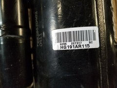 TECUMSEH HGA5512EXA (HG191AR115A2) 12,000 BTU 115V 1PH 60HZ R-TWENTY TWO A/C COM