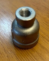 Reducing Coupling 1/2″ Female x 1/8″ FNPT T-316 Stainless Steel NEW OPEN BOX