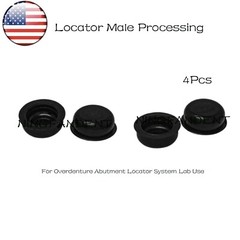 US Dental Locator Overdenture Abutment Retention Cap Male caps Inserts set