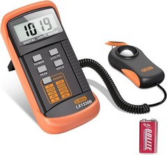 LX1330B Digital Illuminance Light Meter, 0-200,000 Measurement Range Lux Mete…