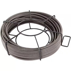 Drain Cleaning Cable 75 Ft. X 3/8 In. Solid Core Cable Sewer Cable Drain Auger C