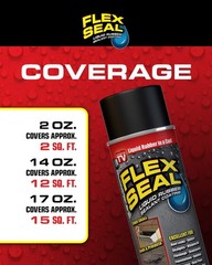 Flex Seal Mini 2-fl oz Black Aerosol spray Waterproof Rubberized Coating